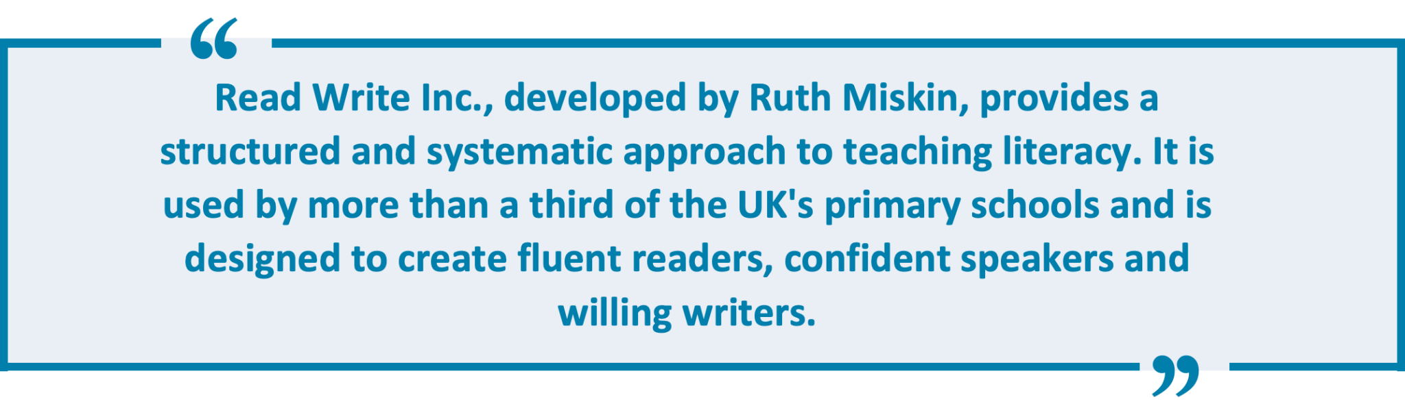 Read, Write Inc